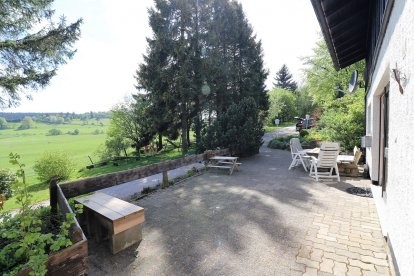 Terras voor de deur